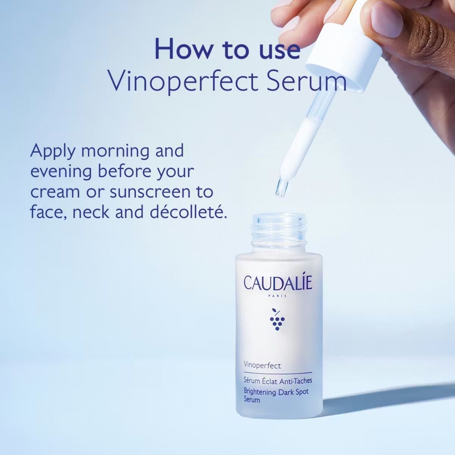Caudalie Vinoperfect Serum how to use